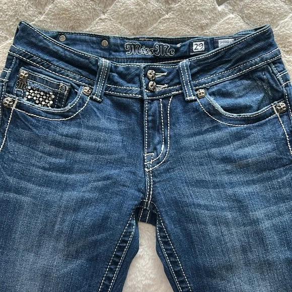 Miss Me Rhinestone Jeans - Picture 3 of 10